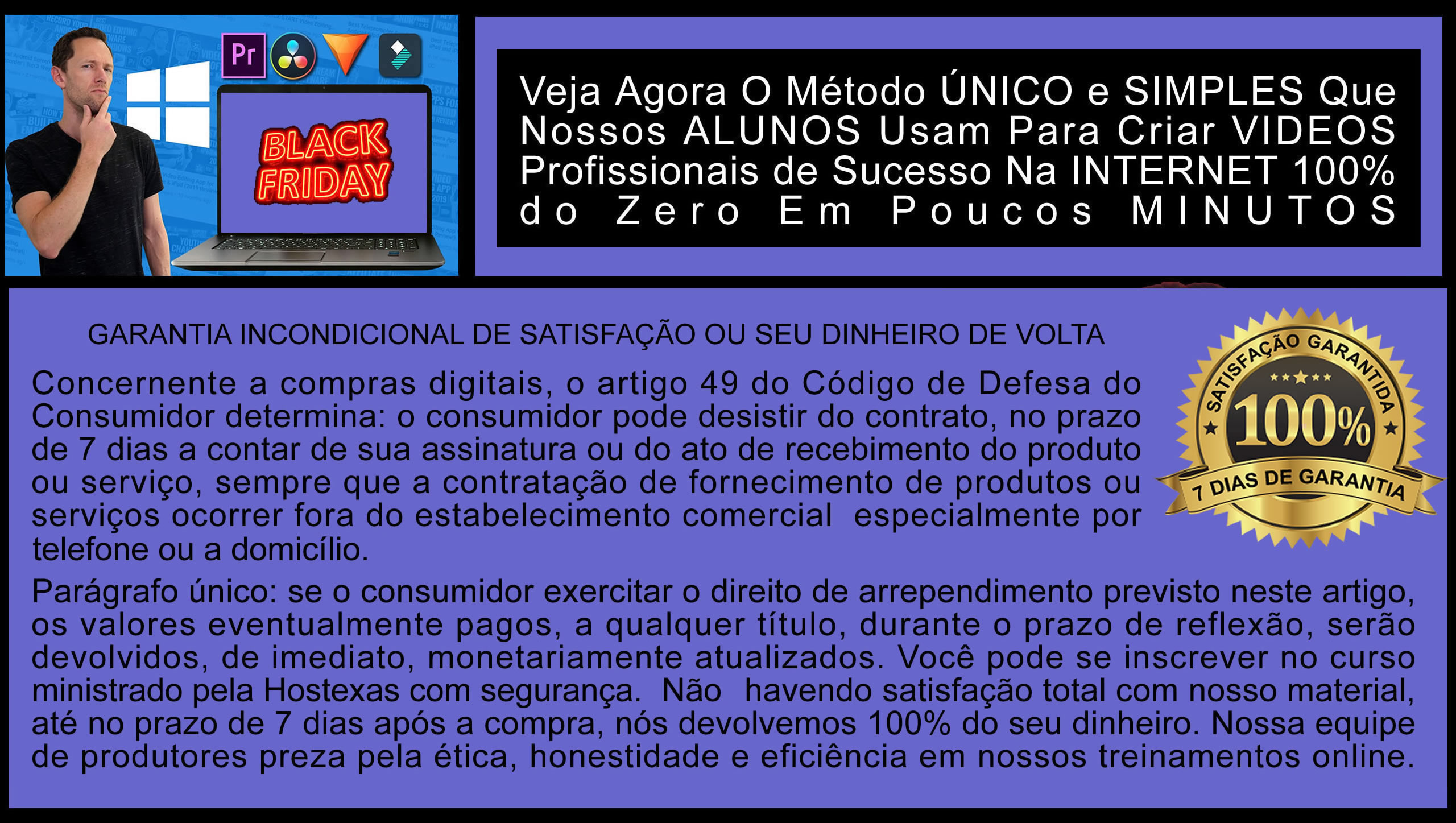Garantia de 7 dias